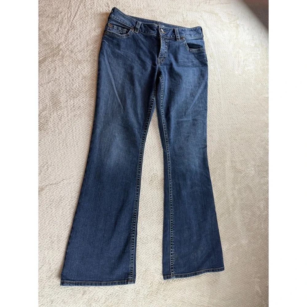 Silver Suki Bootcut Jeans Womens W31 L32‎ Blue Denim Classic 5-Pocket Dark Wash